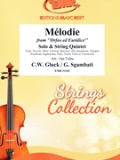 Melodie by Gluck and Sgambati - Valta Jan - for Flute and String Quintet (Flute and String Quintet)