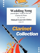 Wedding Song by Glinka Mikhail Ivanovich - Valta Jan - for Clarinet and Piano (Clarinet and Piano)