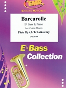 Barcarolle by Tchaikovsky Pyotr Ilyich - Mourey Colette - for Eb Bass and Piano (Eb Bass and Piano)
