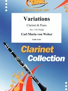 Variations by Weber Carl Maria von - Vit Chudy - for Clarinet and Piano (Clarinet and Piano)