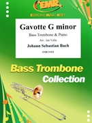 Gavotte G minor by Bach Johann Sebastian - Valta Jan - for Bass Trombone and Piano (Bass Trombone and Piano)