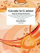 Gavotte in G minor by Becker Jean - Valta Jan - for Piccolo and String Orchestra (Piccolo and String Orchestra)