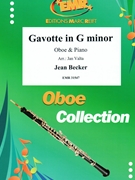 Gavotte in G minor by Becker Jean - Valta Jan - for Oboe and Piano (Oboe and Piano)