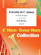 Gavotte in C minor by Becker Jean - Valta Jan - for Eb Horn and Piano (Eb Horn and Piano)