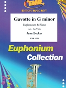 Gavotte in G minor by Becker Jean - Valta Jan - for Euphonium and Piano (Euphonium and Piano)