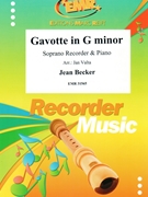 Gavotte in G minor by Becker Jean - Valta Jan - for Soprano Recorder and Piano (Soprano Recorder and Piano)