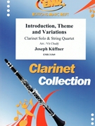 Introduction Theme and Variations by Kuffner Joseph - Vit Chudy - for Clarinet and String Quartet (Clarinet and String Quartet)