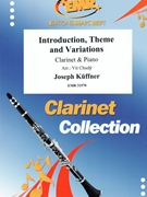 Introduction Theme and Variations by Kuffner Joseph - Vit Chudy - for Clarinet and Piano (Clarinet and Piano)