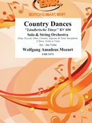 Country Dances by Mozart Wolfgang Amadeus - Valta Jan - for Flute and String Orchestra (Flute and String Orchestra)