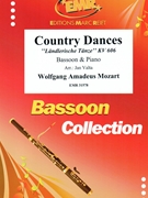 Country Dances by Mozart Wolfgang Amadeus - Valta Jan - for Bassoon and Piano (Bassoon and Piano)