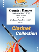 Country Dances by Mozart Wolfgang Amadeus - Valta Jan - for Clarinet and Piano (Clarinet and Piano)