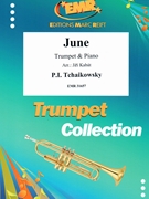June by Tchaikovsky Pyotr Ilyich - Jiri Kabat - for Trumpet and Piano (Trumpet and Piano)