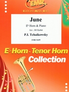 June by Tchaikovsky Pyotr Ilyich - Jiri Kabat - for Eb Horn and Piano (Eb Horn and Piano)