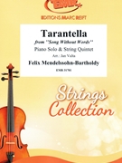 Tarantella by Mendelssohn-Bartholdy Felix - Valta Jan - for Piano and String Quintet (Piano and String Quintet)