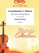 Grandmother's Minuet by Grieg Edward - Valta Jan - for Piano and String Quintet (Piano and String Quintet)
