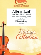 Album Leaf by Grieg Edward - Valta Jan - for Piano and String Quintet (Piano and String Quintet)