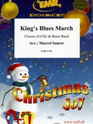 King's Blues March by Saurer Marcel for Brass Band (Brass Band (+ Chorus SATB))
