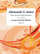Allemande G minor by Handel George Frideric - Valta Jan - for String Orchestra (String Orchestra (Piano Solo))