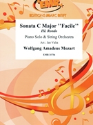 Sonata C Major Facile by Mozart Wolfgang Amadeus - Valta Jan - for Piano and String Orchestra (Piano and String Orchestra)
