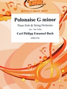 Polonaise G minor by Bach Carl Philipp Emanuel - Valta Jan - for Piano and String Orchestra (Piano and String Orchestra)