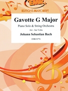 Gavotte G Major by Bach Johann Sebastian - Valta Jan - for String Orchestra (String Orchestra (Piano Solo))