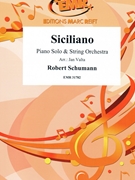 Siciliano by Schumann Robert - Valta Jan - for String Orchestra (String Orchestra (Piano Solo))