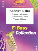 Konzert B-Dur by Albinoni Tomaso - Slokar and Fluck - for Eb Bass and Organ (Eb Bass and Organ)
