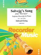 Solvejg's Song by Grieg Edward - Valta Jan - for Soprano Recorder and Piano (Soprano Recorder and Piano)