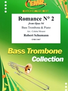 Romance # 2 by Schumann Robert - Mourey Colette - for Bass Trombone and Piano (Bass Trombone and Piano)