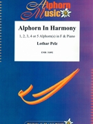 Alphorn In Harmony by Pelz Lothar for 3 Alphorns and Piano (3 Alphorns and Piano (1234 or 5 Alphorn in F / Fa))