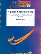 Alphorn Christmas Song by Pelz Lothar for 3 Alphorns and Piano (3 Alphorns and Piano (Voice 1234 or 5 Alphorns Gb / Sol bemol))