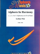Alphorn In Harmony by Pelz Lothar for 5 Alphorns and Piano (5 Alphorns and Piano (1234 or 5 Alphorns Gb / Sol bemol))