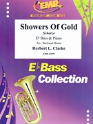 Showers Of Gold by Clarke Herbert L - Moren Bertrand - for Eb Bass and Piano (Eb Bass and Piano)