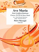 Ave Maria by Mascagni Pietro - Mortimer and Moren - for Chorus (Chorus (SATB) and Brass Band (Marschformat / Petit format / Card Size))