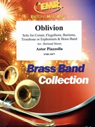 Oblivion by Piazzolla Astor - Moren Bertrand - for Brass Band (Brass Band (SOLO for Cornet Flugelhorn Baritone Trombone or Euphonium))