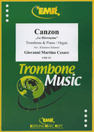 Canzon la Hieronyma by Cesare G M for Trombone and Piano (Trombone and Piano)