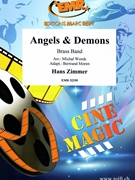 Angels & Demons by Zimmer Hans - Michal Worek and Bertrand Moren - for Brass Band (Brass Band)