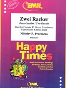 Zwei Racker by Prochazka Miloslav R - Jirka Kadlec and Bertrand Moren - for 2 Eb Horns and Brass Band (2 Eb Horns and Brass Band)