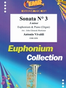Sonata # 3 in A minor by Vivaldi Antonio Lucio - Mortimer John Glenesk - for Euphonium and Organ (Euphonium and Organ)
