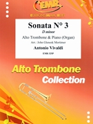 Sonata # 3 in D minor by Vivaldi Antonio Lucio - Mortimer John Glenesk - for Alto Trombone and Piano (Alto Trombone and Piano)