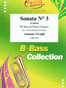 Sonata # 3 in A minor by Vivaldi Antonio Lucio - Mortimer John Glenesk - for Bb Bass and Piano (Bb Bass and Piano)