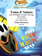 Tema d'Amore by Morricone Ennio - Michal Worek - for Brass Band (Brass Band (Marschformat / Petit format / Card Size))