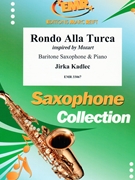 Rondo Alla Turca by Kadlec Jirka for Baritone Saxophone and Piano (Baritone Saxophone and Piano)