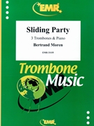 Sliding Party by Moren Bertrand for 3 Trombones and Piano (3 Trombones and Piano)