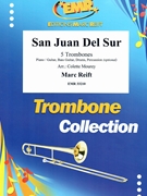 San Juan Del Sur by Reift Marc - Mourey Colette - for 5 Trombones (5 Trombones (Piano / Guitar Bass Guitar Drums Percussion (optional)))