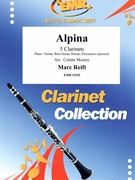 Alpina by Reift Marc - Mourey Colette - for 5 Clarinets (5 Clarinets (Piano / Guitar Bass Guitar Drums Percussion (optional)))