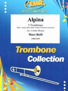 Alpina by Reift Marc - Mourey Colette - for 5 Trombones (5 Trombones (Piano / Guitar Bass Guitar Drums Percussion (optional)))