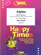 Alpina by Reift Marc - Mourey Colette - for 2 Trumpets Horn and Bass Trombone (2 Trumpets Horn and Bass Trombone (Piano / Guitar Bass Guitar Drums Percussion (optional)))