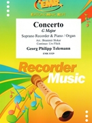Concerto G Major by Telemann Georg Philipp - Slokar and Fluck - for Soprano Recorder and Organ (Soprano Recorder and Organ)