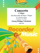 Concerto C Major by Telemann Georg Philipp - Slokar and Fluck - for Alto Recorder and Piano (Alto Recorder and Piano)